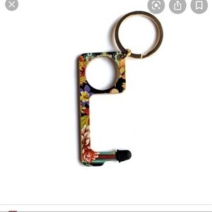 JOHNNY WAS No Touch Key Chain - Floral Print